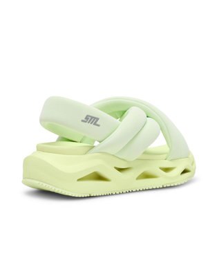 STEVE MADDEN HURDLE 2 クロスクッションスポーツサンダル ライムグリーン