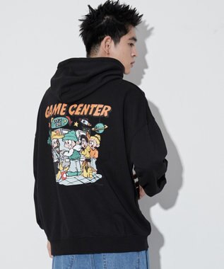 WEGO 【ユニセックス着用ITEM】別注NEW　JACKグラフィックプルパーカー ブラック