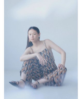 Green Parks ＫＢＦ　アフリカ柄サロペット Camel