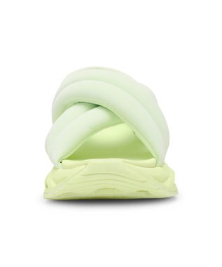 STEVE MADDEN HURDLE 2 クロスクッションスポーツサンダル ライムグリーン