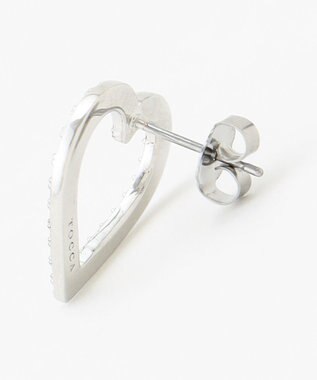 TOCCA WISH IN HEART PIERCED EARRINGS ピアス シルバー系