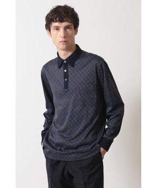 DAKS バイヤスチェック スムースポロ ブラック