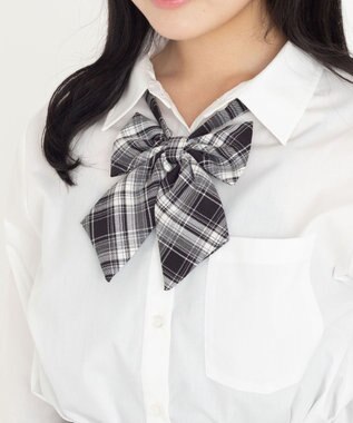 【SCHOOLITEM】チェックスクールリボン
