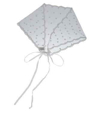 earth music&ecology ドットレースバブーシュカ Ivory