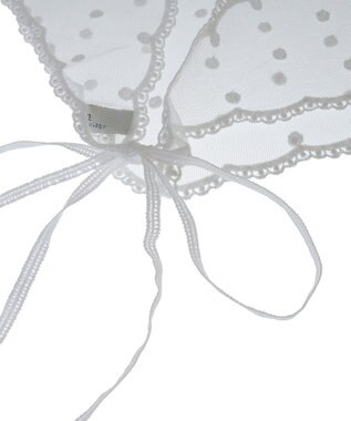 earth music&ecology ドットレースバブーシュカ Ivory