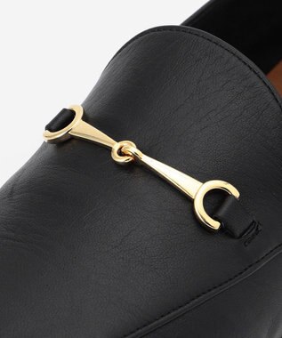 23区 ビットソフト ローファー ブラック系