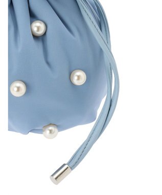 Green Parks ・ＫＯＳＳＯＲＥＣＯ　パール巾着ショルダー Blue