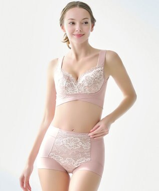 BRADELIS New York 【BRADELIS NewYork peace】ハートのお尻に格上げショーツ23 ヌーディピンク