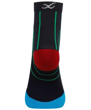 CW-X 【UNISEX】 ソックス CHUMS (チャムス)コラボ 足首サポート。運動時の足の疲労軽減。 汗消臭（つま先,かかと） LNR600 /ワコール グリーン