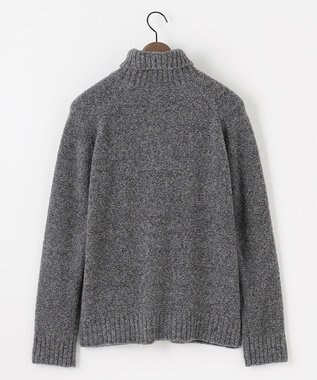 JOSEPH ABBOUD 【インポート素材/ソフトな肌触り/軽量】MOUSSE タートルネックニット グレー系