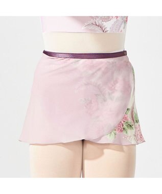 Chacott 【MAY NAGAHISA】ジュニア スカート グレイッシュローズプリント