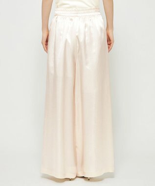 uncrave アセテートヴィンテージサテン ワイドパンツ エクリュ