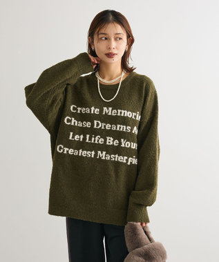 Green Parks ブークレロゴニットチュニック