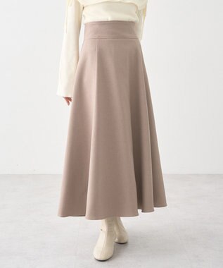 earth music&ecology バックレースアップスカート Beige