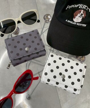 WEGO シンプルフラップミニウォレット 柄2