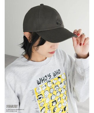 Green Parks ■ＰＥＡＮＵＴＳ　刺繍ＣＡＰ Charcoal Gray