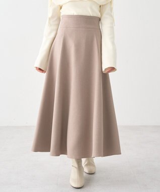 earth music&ecology バックレースアップスカート Beige