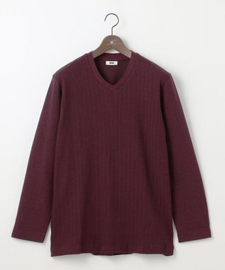  【キングサイズ・ビジカジ】ストライプリンクス VネックＴシャツ