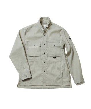 JOSEPH ABBOUD MOUNTAIN 【UNISEX】パワーリップワッシャー シャツ アイボリー系