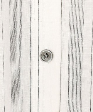 23区 L 【SLOW/一部店舗限定】ストライプエンブロイダリー ワンピース ホワイト系1