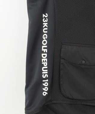 23区GOLF 【UNISEX】ペルチェベスト　モバイルバッテリーで操作する３つの冷却装置付き　夏のアウトドアにおすすめ ブラック系