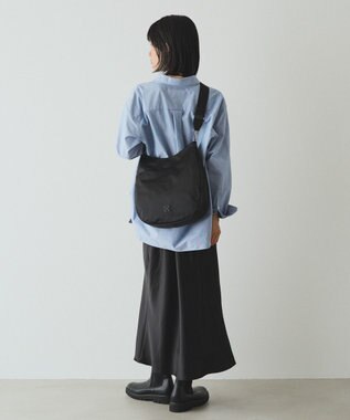 russet クラウズナイロン 縦長2WAYショルダーバッグ(CE-1623) Black