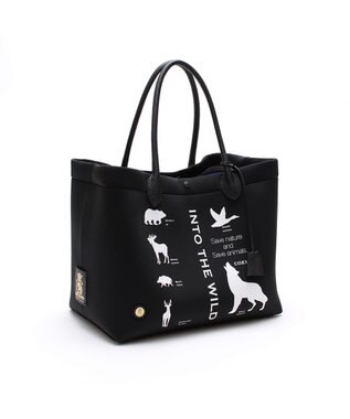 A.D.M.J. 【A4収納可】【魔法のように軽い】マジックライト/キューブトート34cm NEGRO,A