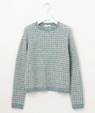 自由区 S ツイーディー ニット ブルー系