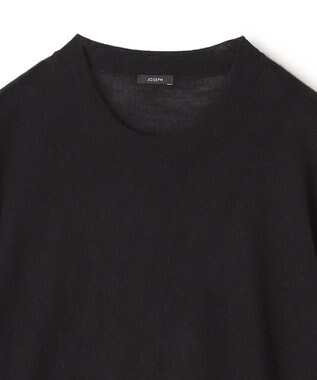 JOSEPH 【FOUNDATIONS】【洗える】キャッシュエアー　ラウンドネックニット Black
