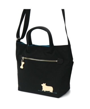 Regalo Felice 【軽量 / 弱撥水 / お散歩バッグにもオススメ】トート / REGALO BKY(ブラック×横向き)