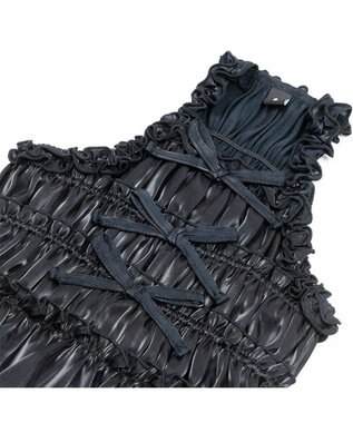 PET PARADISE cherircouture シャーリング キャミソール 《ブラック》 小型犬 ブラック