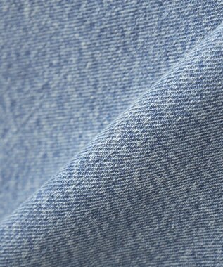 earth music&ecology 【綿100％】デニムノーカラーカバーオール Light Indigo