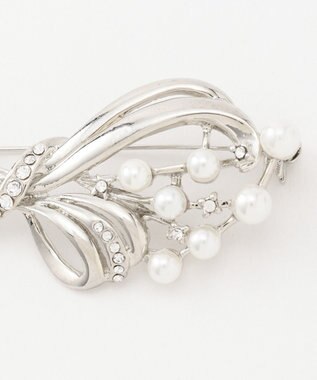 ANY SIS フラワーブーケ ブローチ シルバー