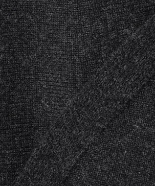 自由区 【カトリエムブーケ】Soyeux touche ポンチョニット ミディアムグレー