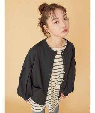 AMERICAN HOLIC エコカルットクルーネックカーディガン Black