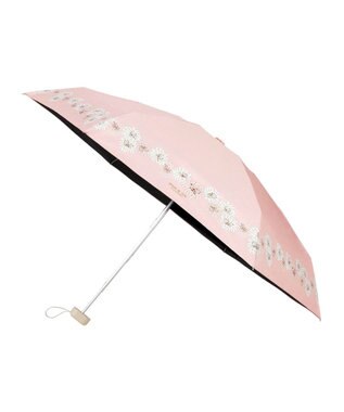 MOONBAT 【WEB限定】PAUL & JOE 晴雨兼用日傘 折りたたみ傘 クリザンテーム ／ 遮熱 遮光 UV ピーチ