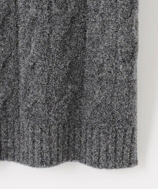 JOSEPH ABBOUD 【インポート素材/ソフトな肌触り/軽量】MOUSSE タートルネックニット グレー系