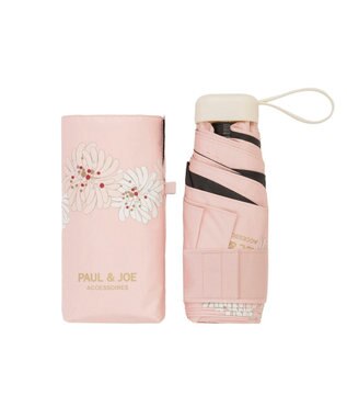 MOONBAT 【WEB限定】PAUL & JOE 晴雨兼用日傘 折りたたみ傘 クリザンテーム ／ 遮熱 遮光 UV ピーチ