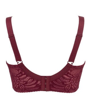 BRADELIS New York 【BRADELIS New York】サポートバックラインブラ23A1 グラマーバストをスッキリさせる補正ブラ ボルドー