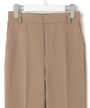 23区 S 【Sサイズ限定】ストレッチダブルクロス テーパード パンツ キャメル系