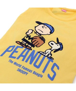 PET PARADISE スヌーピー Tシャツ 《ファインプレー柄》 黄色 中型犬 大型犬 ファインプレー柄