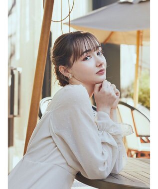 earth music&ecology シアードットドッキングワンピース Beige