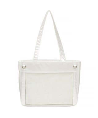 WEGO 【痛バ＆推し活グッズ】ときめきサテン痛バッグS ホワイト