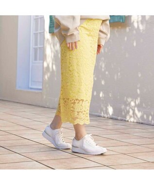 Riz raffinee <Riz raffinee>【le coq sportif×Riz raffinee】厚底スニーカー ホワイトカタオシ