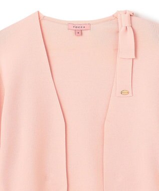 TOCCA 【洗える・接触冷感】BOW KNOT KNIT ボレロ ピンク系