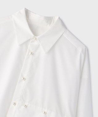 GRACE CONTINENTAL オーバーシャツ ホワイト
