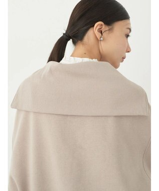 earth music&ecology ハーフＺＩＰ裏起毛プルオーバー Pink Beige