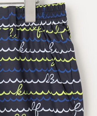 23区GOLF 【MEN】【ストレッチ・撥水】ウェーブロゴ柄 ハーフパンツ ネイビー系5