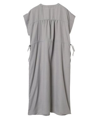Green Parks ・ＥＬＥＮＣＡＲＥ　ＤＵＥリネンライクドロストワンピース Gray
