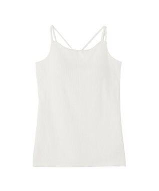 earth music&ecology 【予約】適ON カップ付きキャミソール オフホワイト